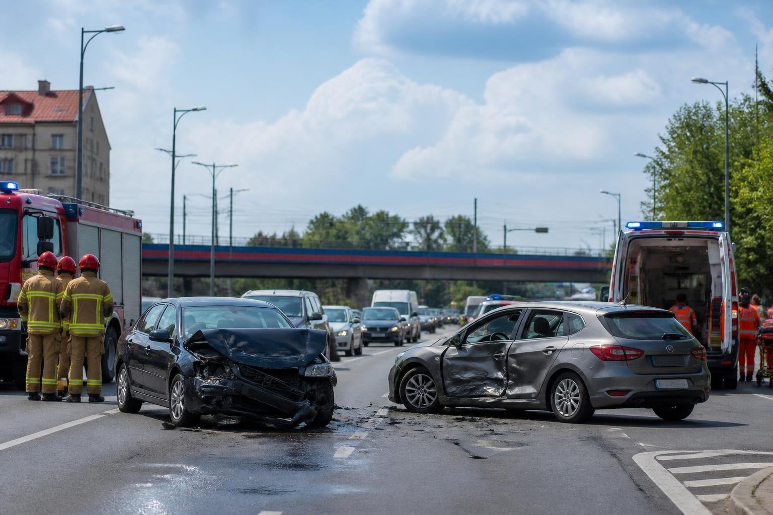 Wypadek przy Fordońskiej i Kamiennej