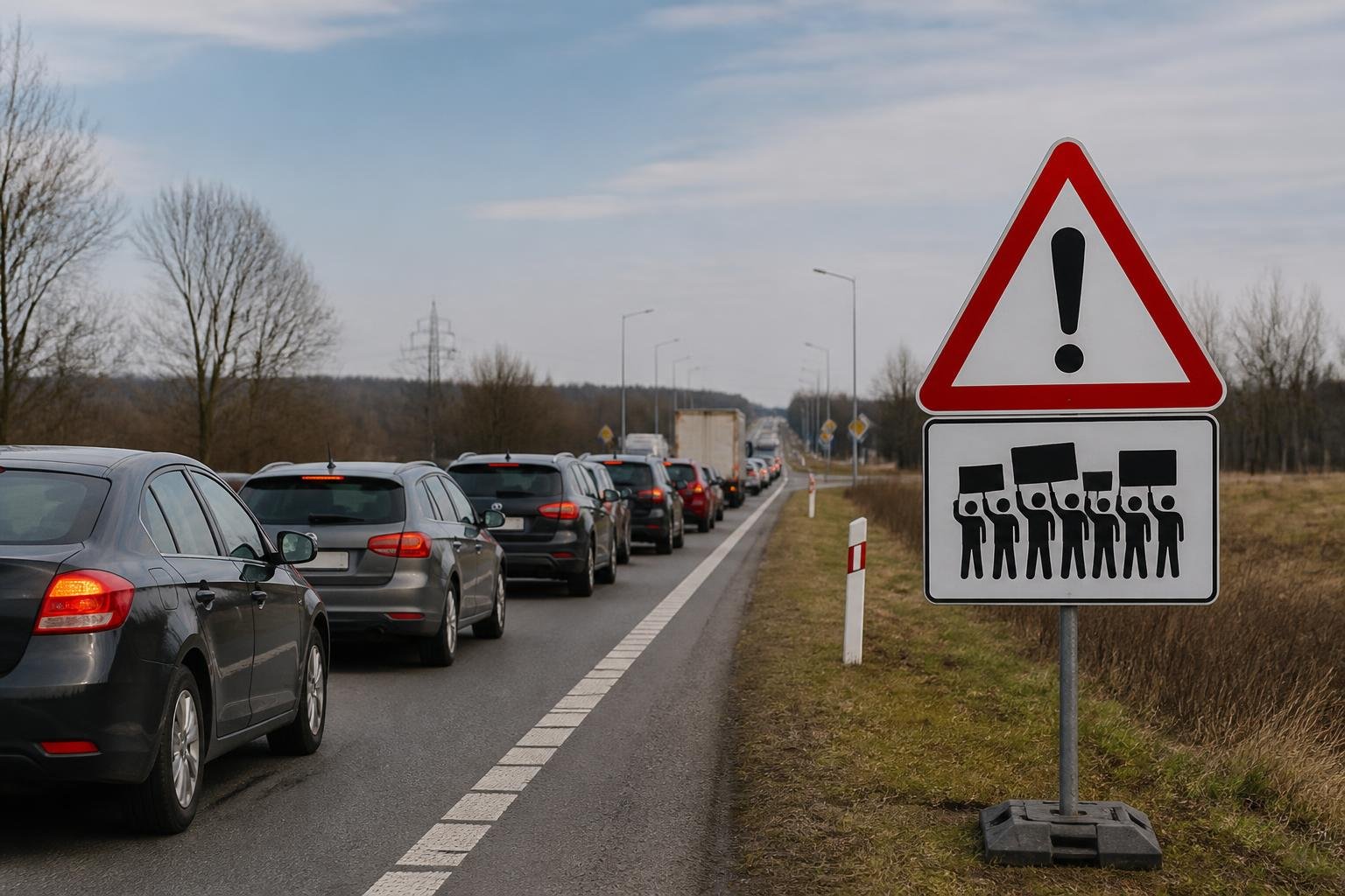 W sobotę blokada DK12 w gminie Trawniki W sobotę blokada DK12 w gminie Trawniki