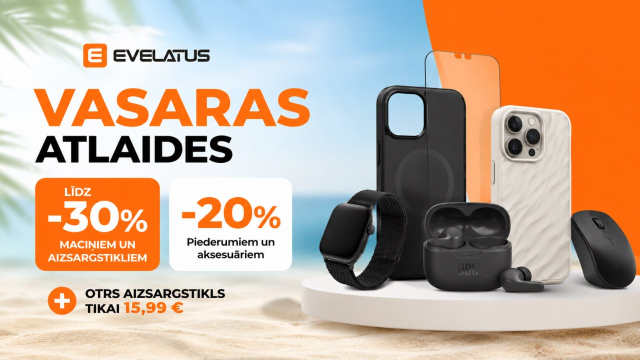 Evelatus.lv izsludina vasaras atlaižu kampaņu telefonu aksesuāriem un elektronikai Evelatus.lv izsludina vasaras atlaižu kampaņu telefonu aksesuāriem un elektronikai