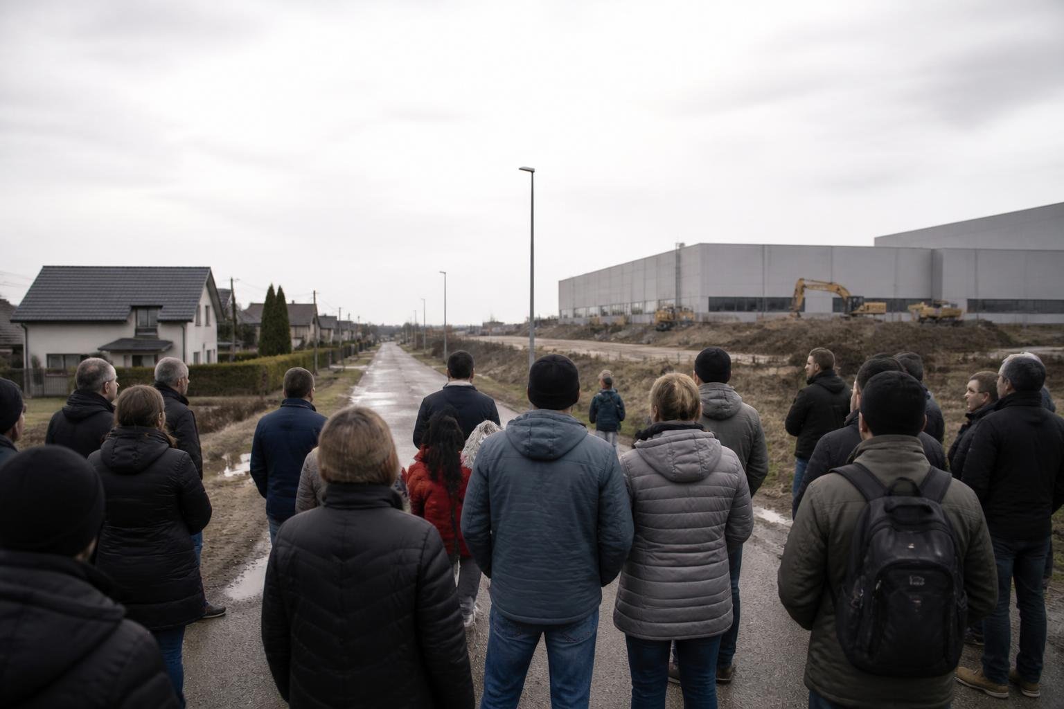 Protest mieszkańców Wielgowa Protest mieszkańców Wielgowa