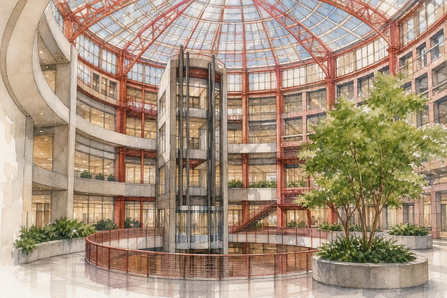 Google shares Thompson Center renderings