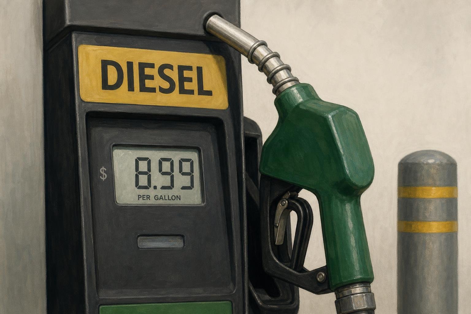 Bay Area Diesel Nears Nine Dollars Bay Area Diesel Nears Nine Dollars
