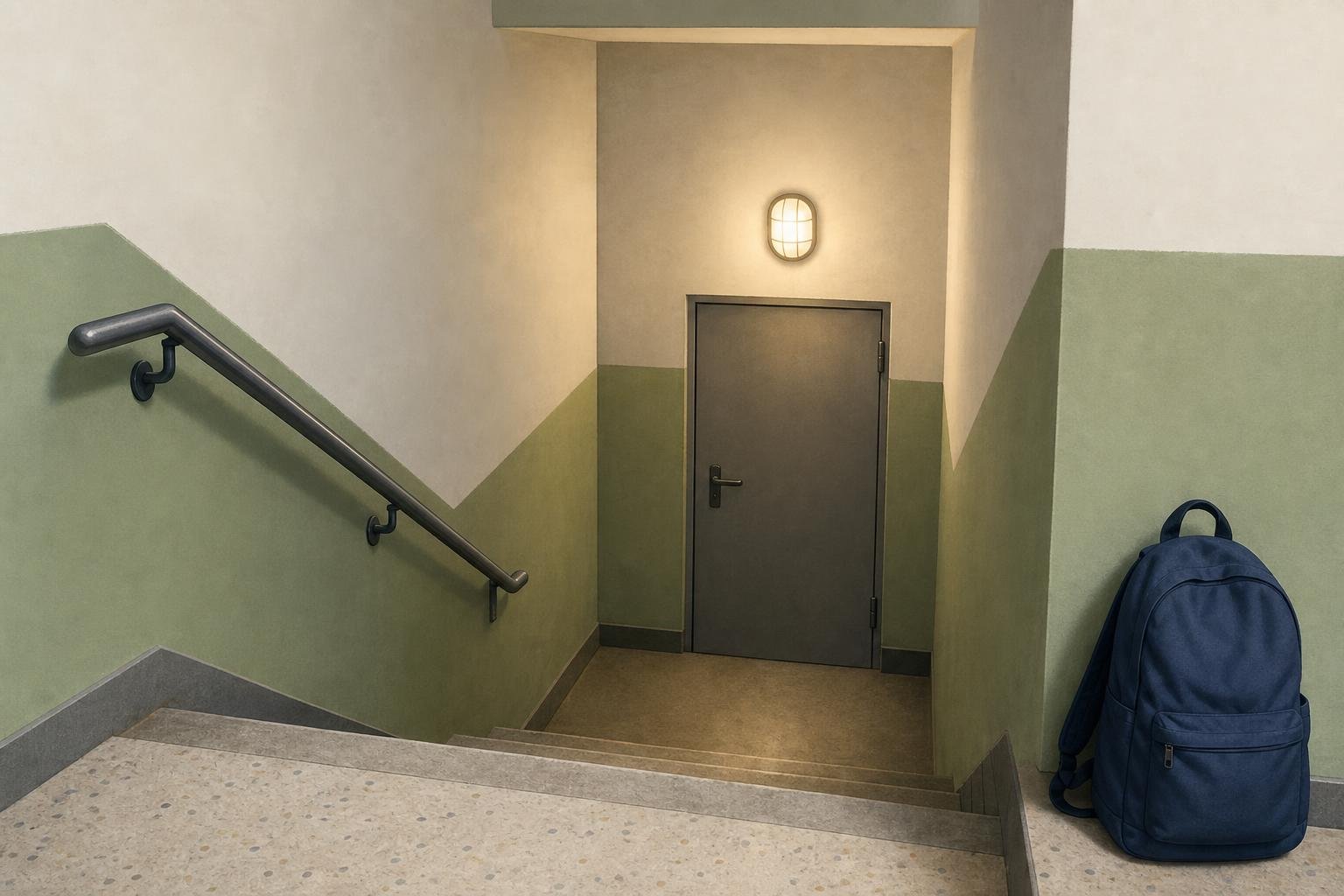 Uczniowie zeszli do piwnic po alercie
