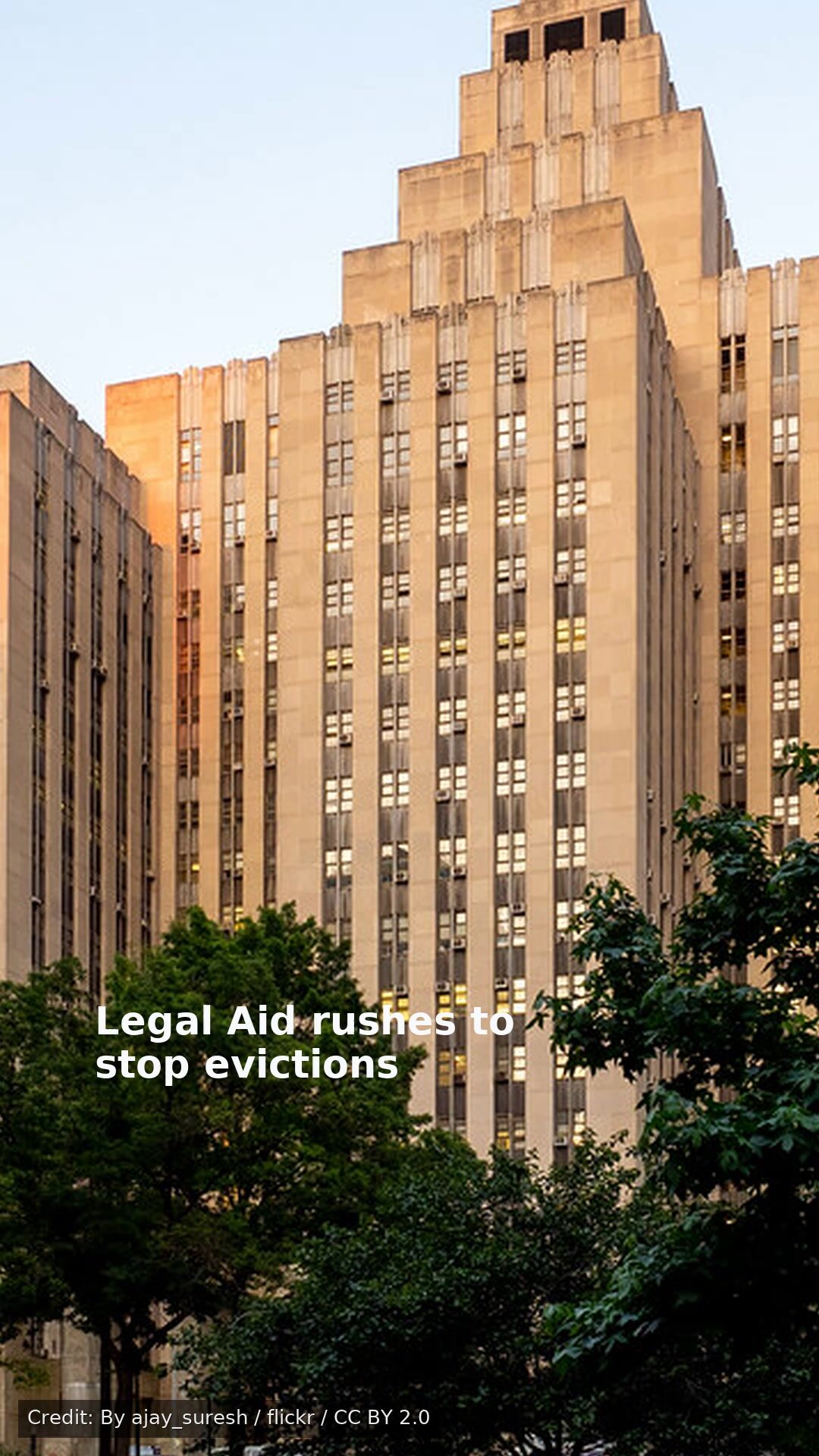 Legal Aid rushes to stop evictions