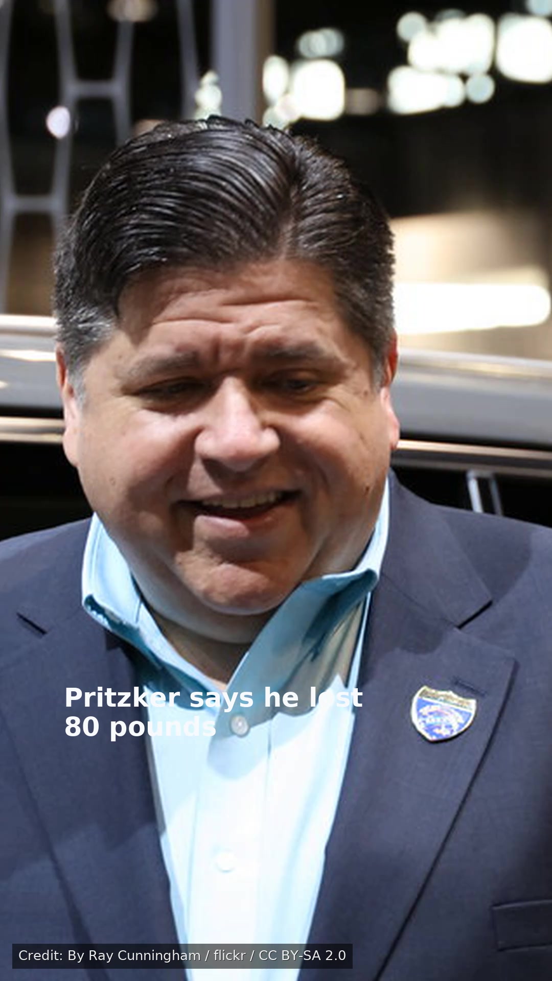 Pritzker says he lost 80 pounds