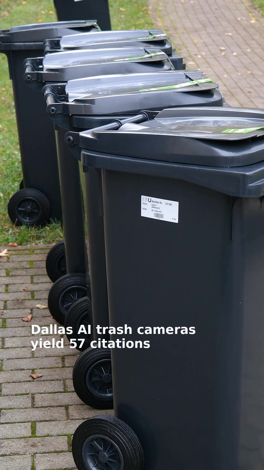 Dallas AI trash cameras yield 57 citations