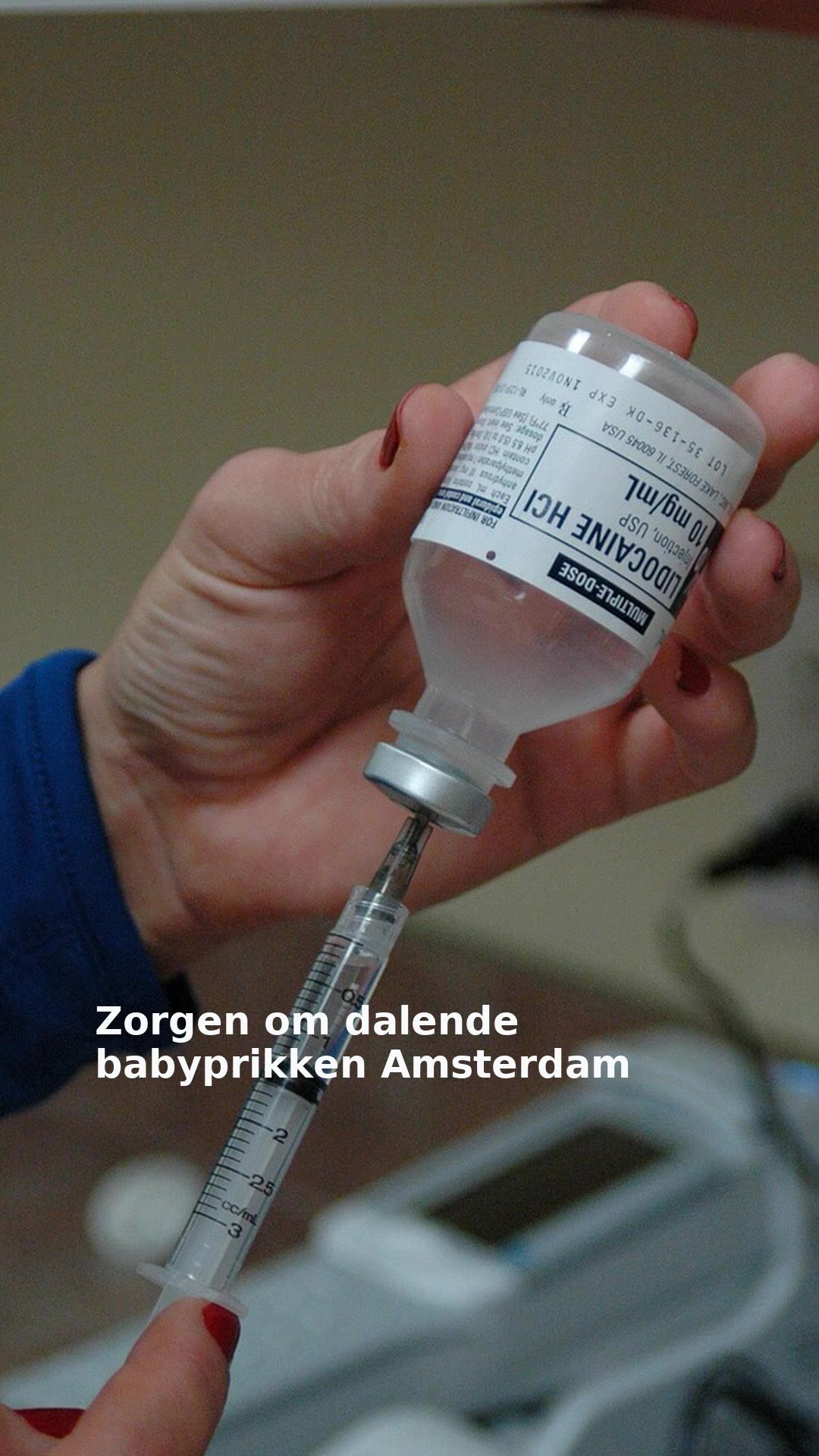 Zorgen om dalende babyprikken Amsterdam