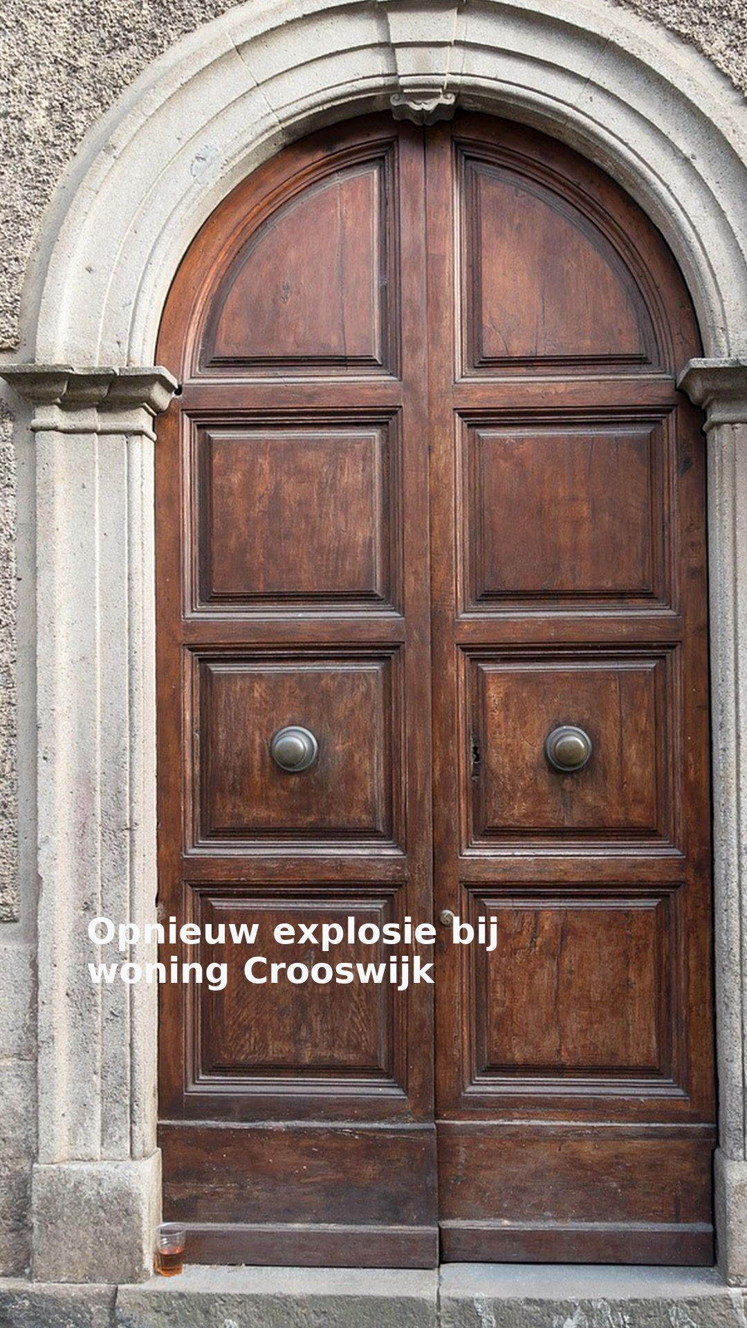 Opnieuw explosie bij woning Crooswijk