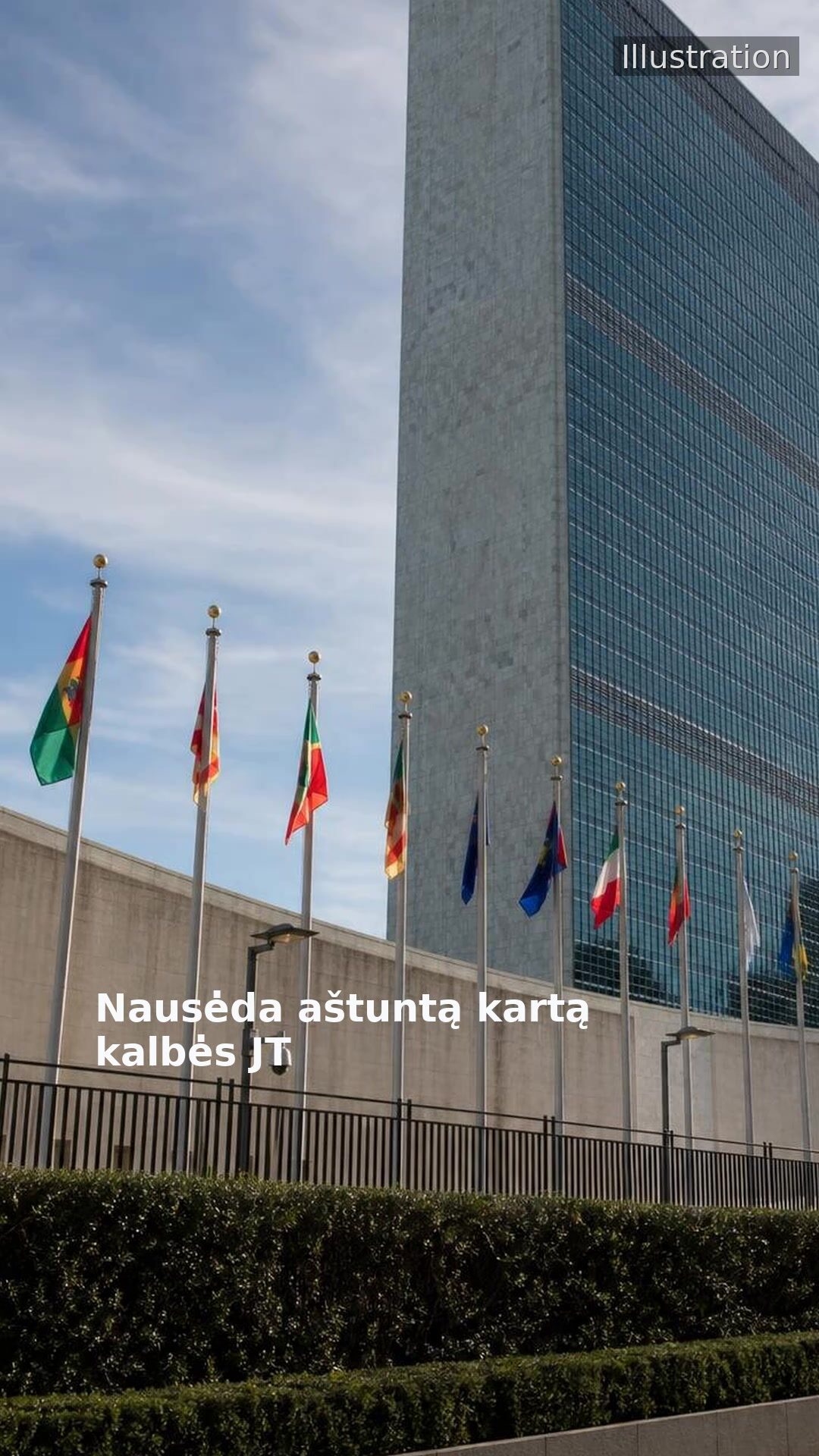 Nausėda aštuntą kartą kalbės JT