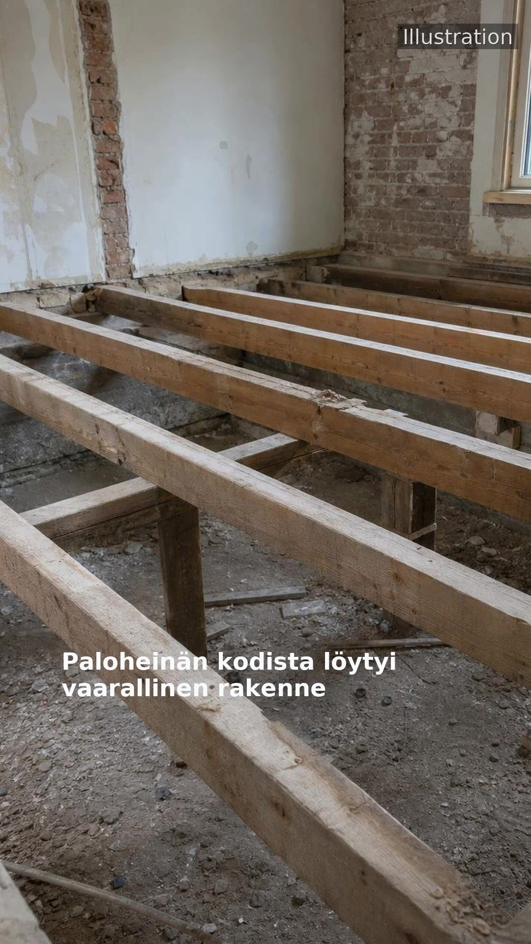 Paloheinän kodista löytyi vaarallinen rakenne