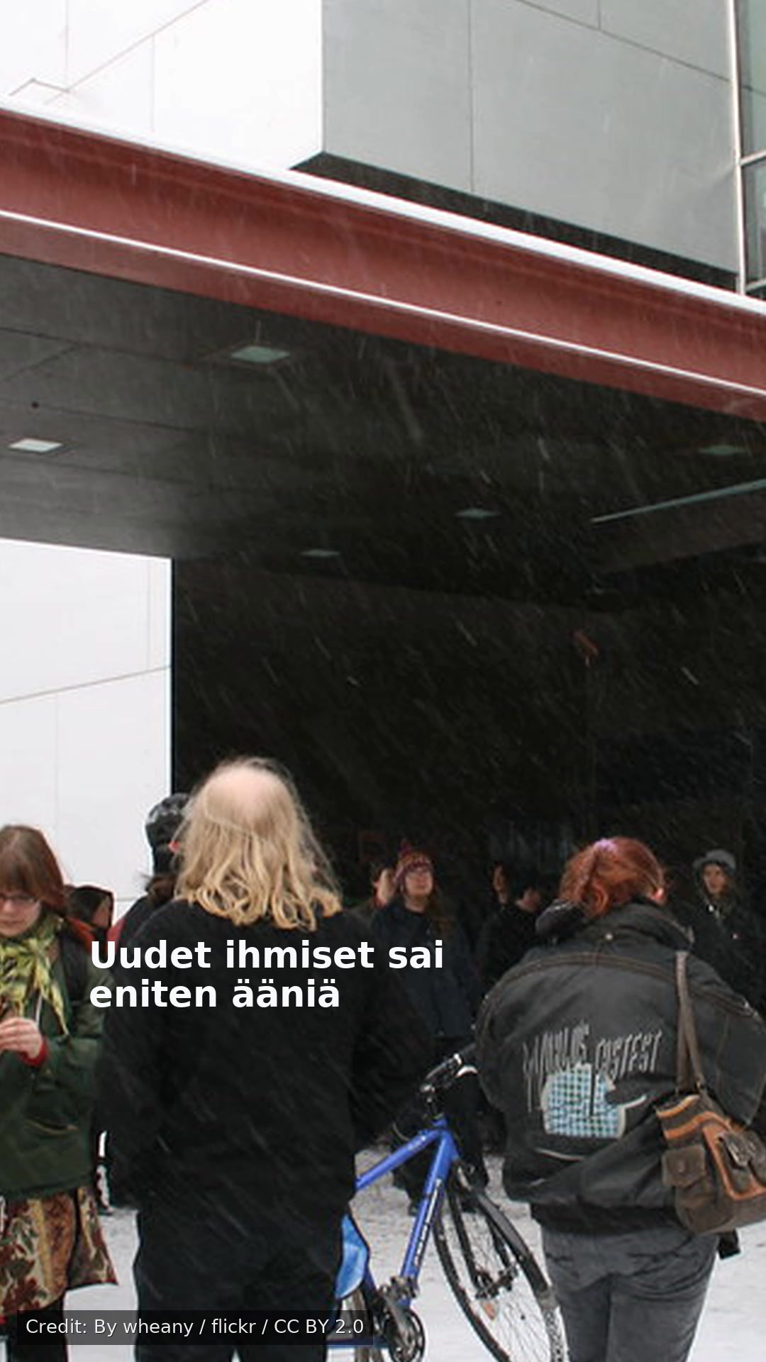 Uudet ihmiset sai eniten ääniä
