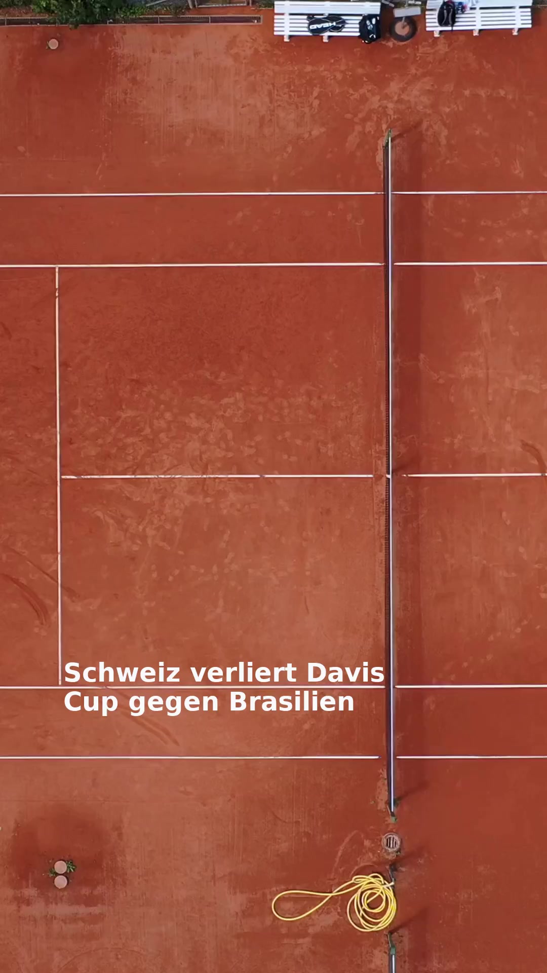 Schweiz verliert Davis Cup gegen Brasilien