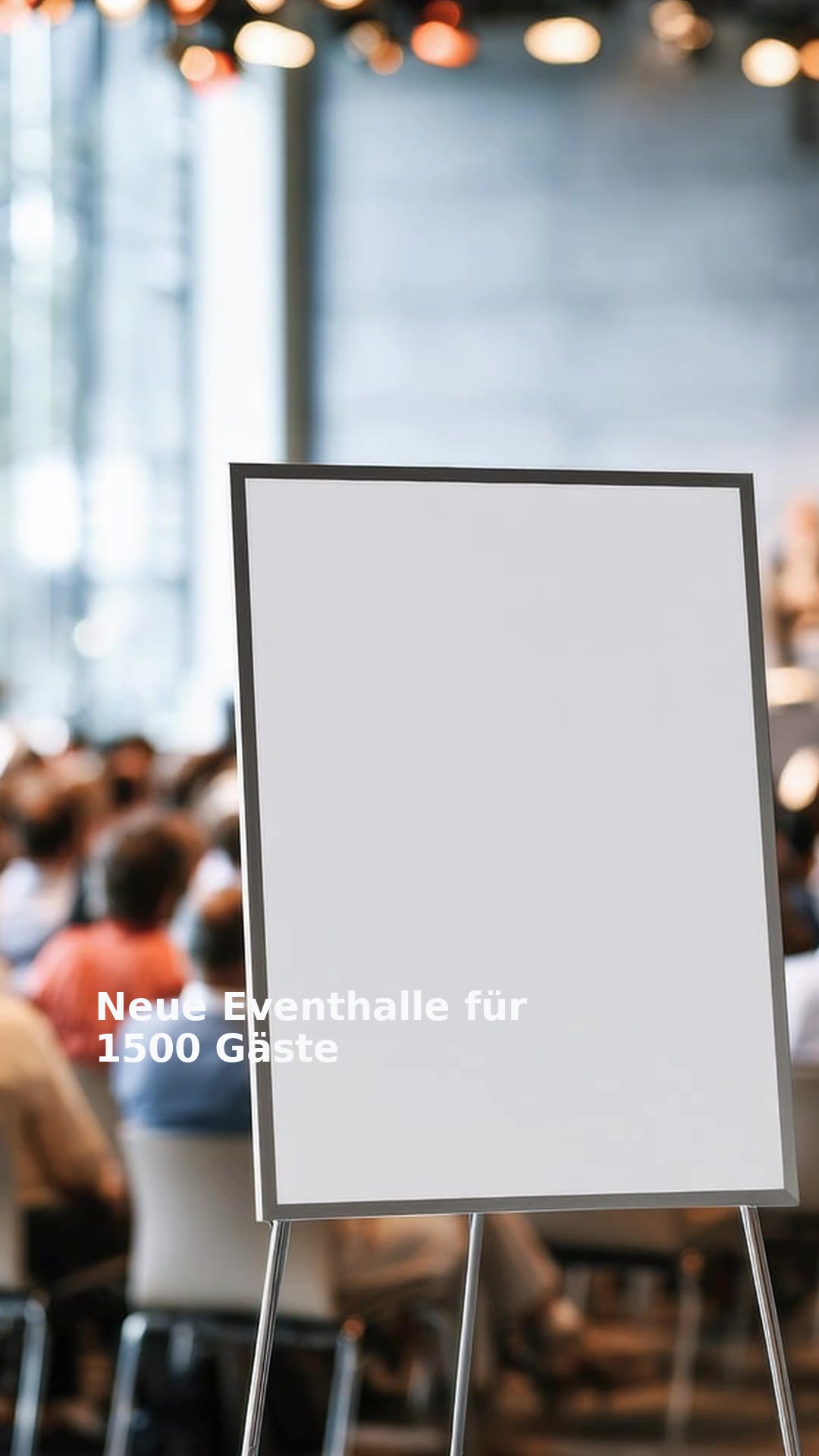 Neue Eventhalle für 1500 Gäste