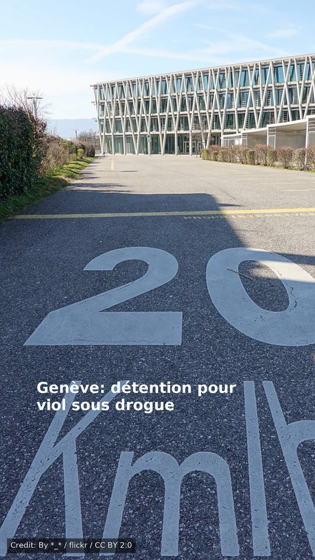 Genève: détention pour viol sous drogue