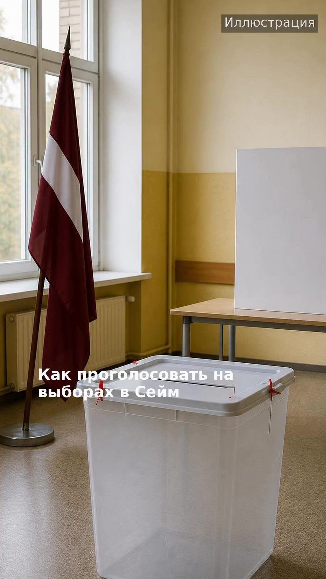 Как проголосовать на выборах в Сейм