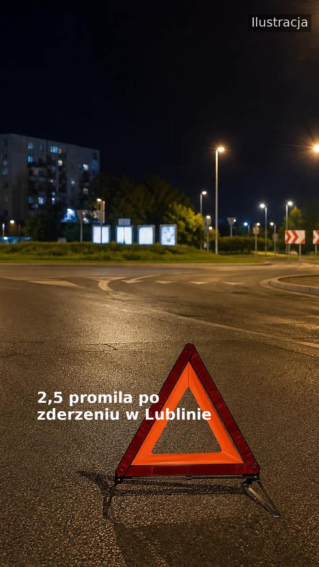 2,5 promila po zderzeniu w Lublinie