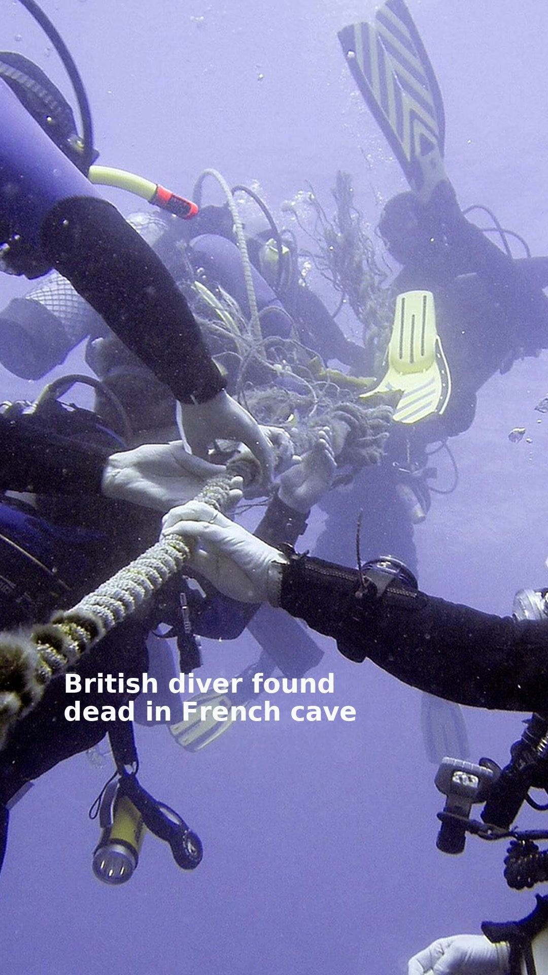 British diver found dead in French cave