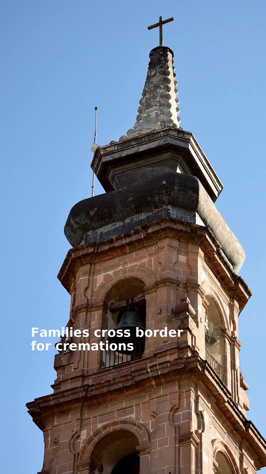 Families cross border for cremations