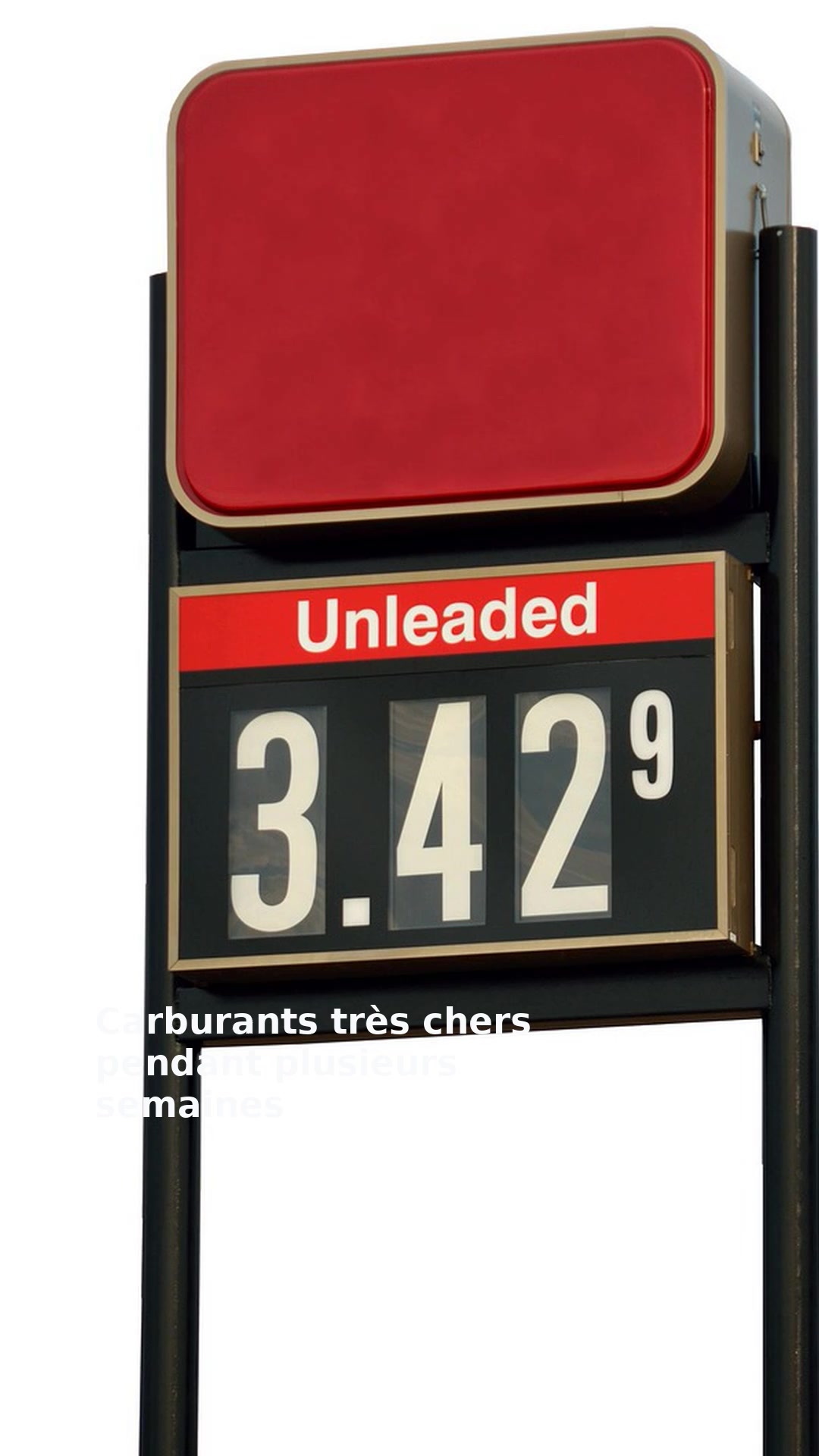 Carburants très chers pendant plusieurs semaines