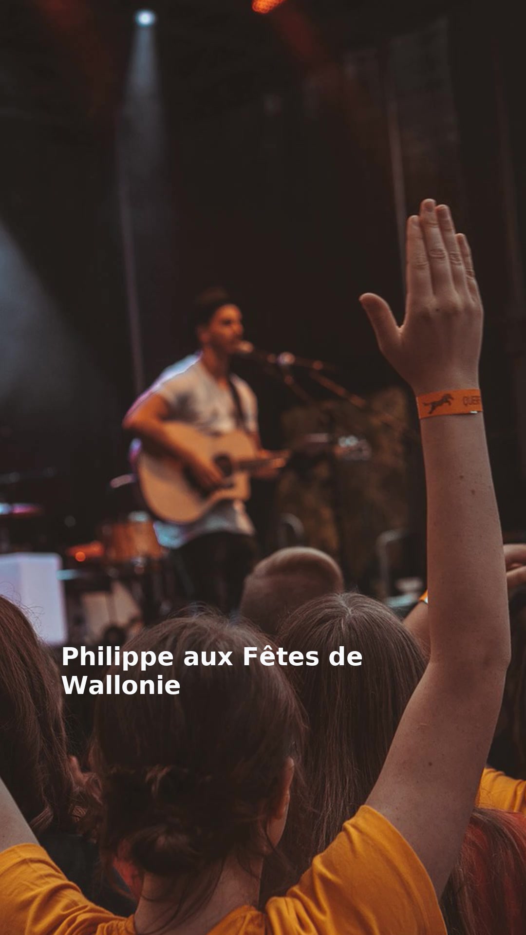 Philippe aux Fêtes de Wallonie