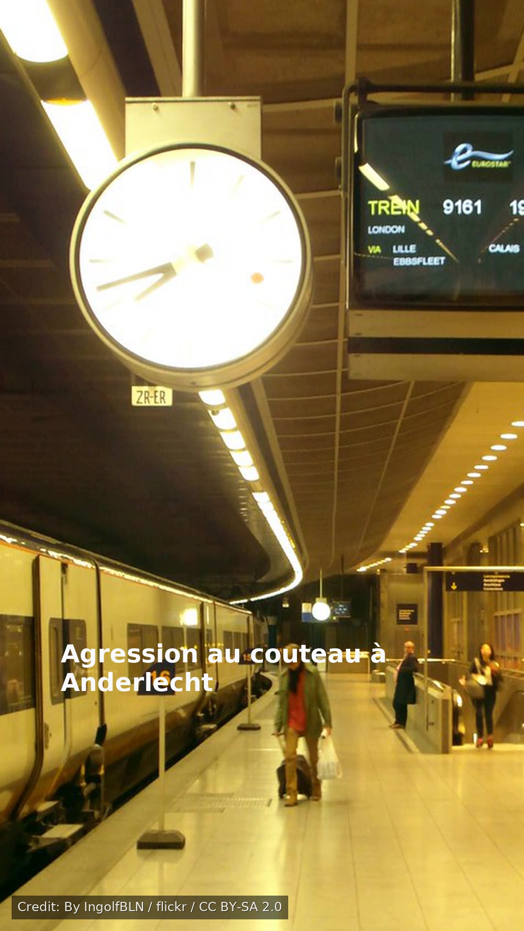 Agression au couteau à Anderlecht