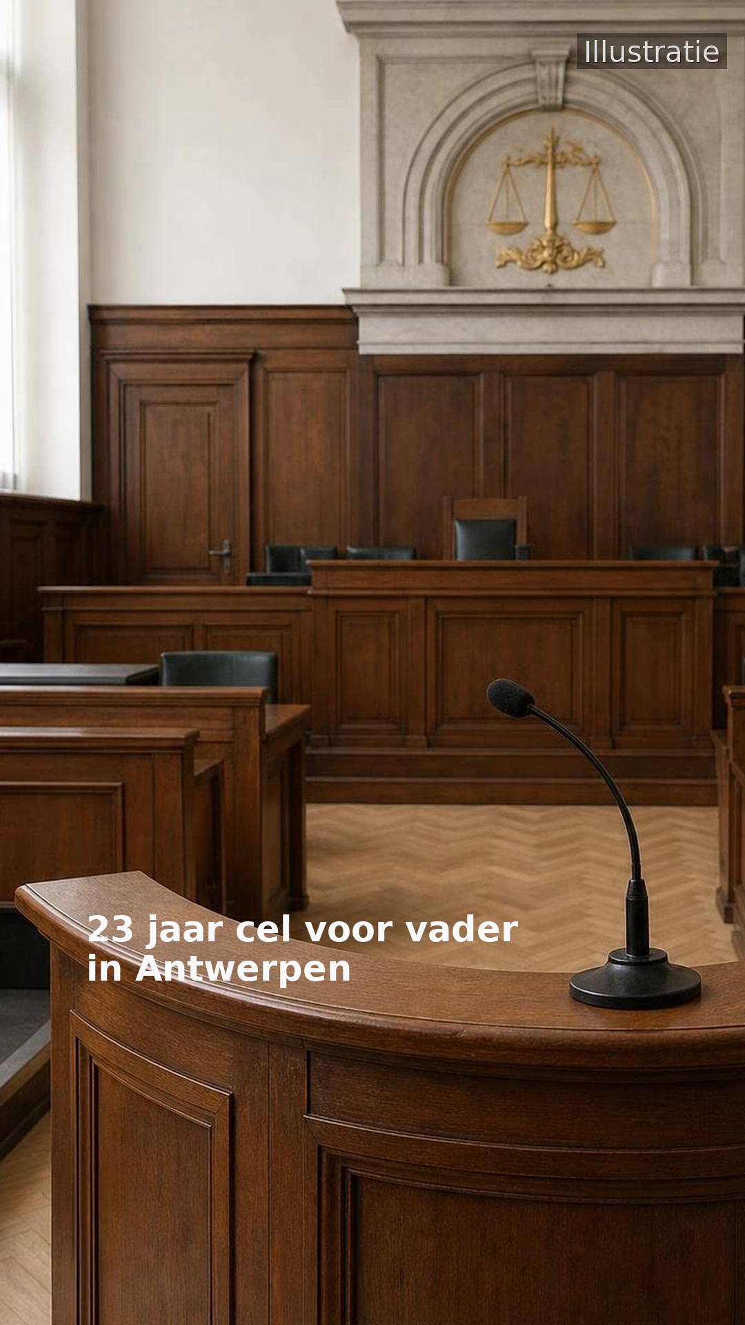 23 jaar cel voor vader in Antwerpen