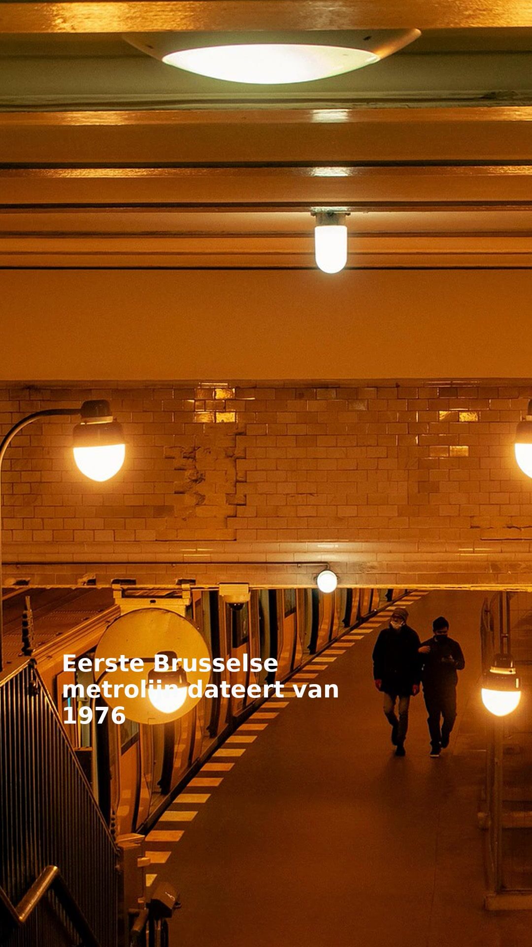Eerste Brusselse metrolijn dateert van 1976