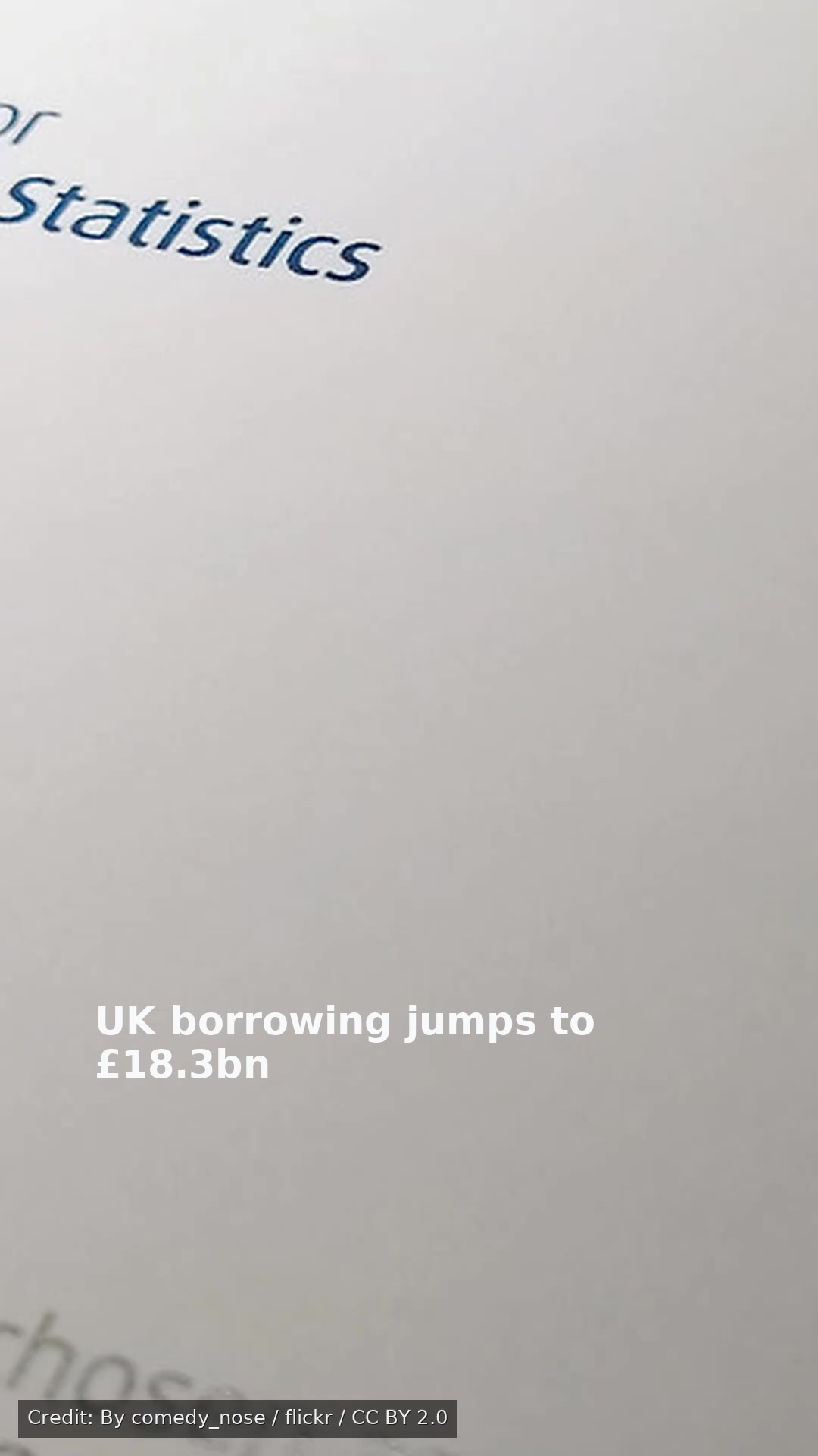 UK borrowing jumps to £18.3bn