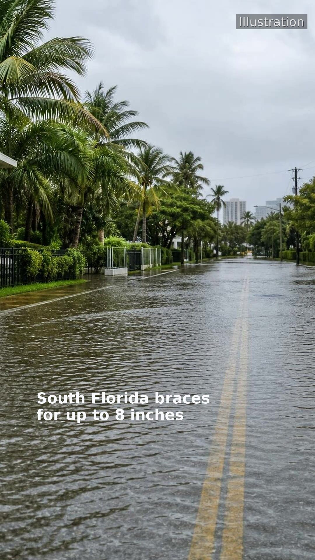 South Florida braces for up to 8 inches