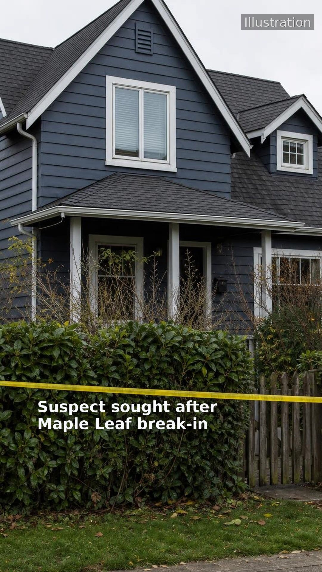Suspect sought after Maple Leaf break-in