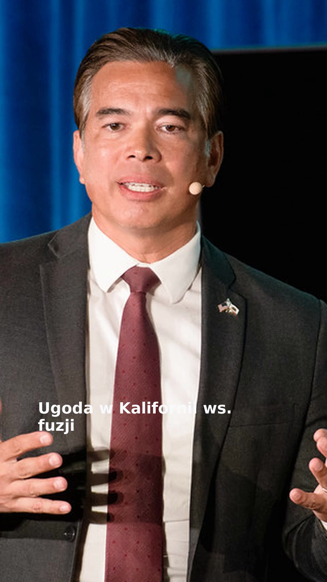 Ugoda w Kalifornii ws. fuzji