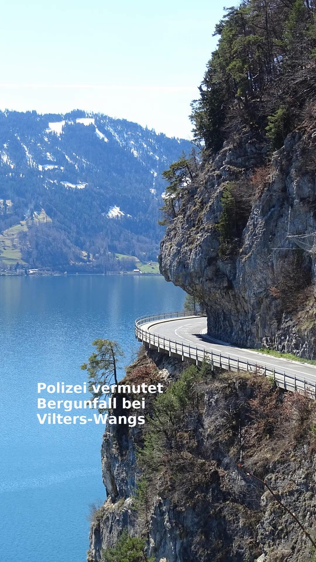 Polizei vermutet Bergunfall bei Vilters-Wangs