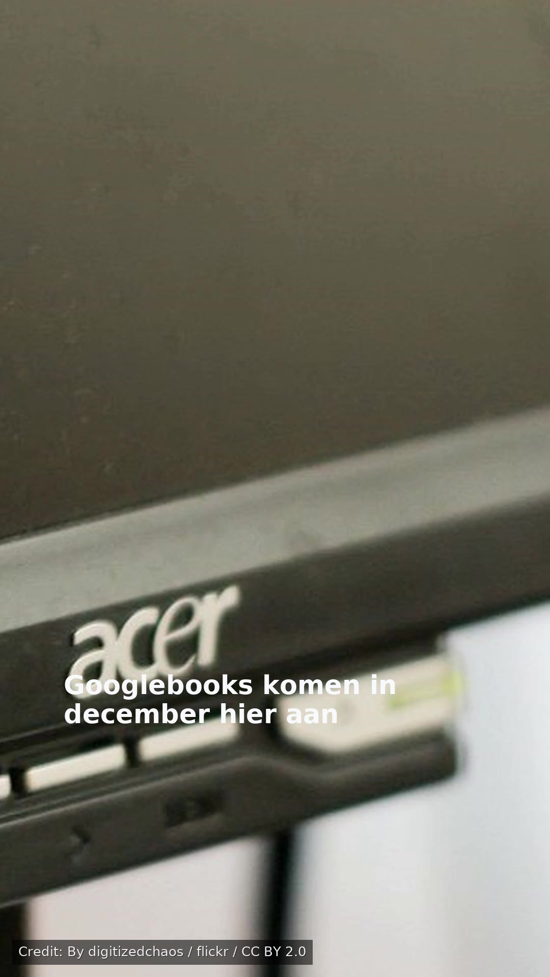 Googlebooks komen in december hier aan