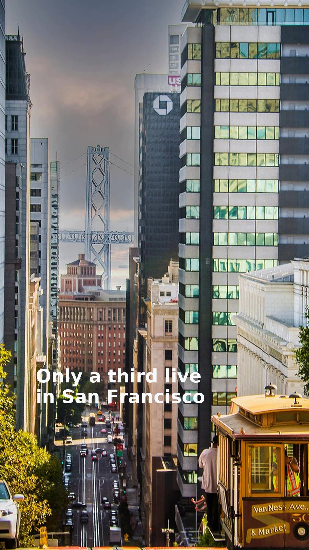 Only a third live in San Francisco