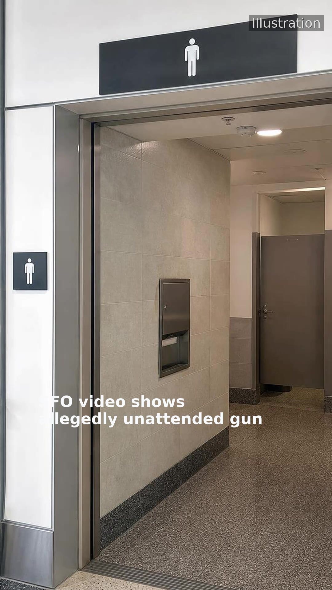 SFO video shows allegedly unattended gun