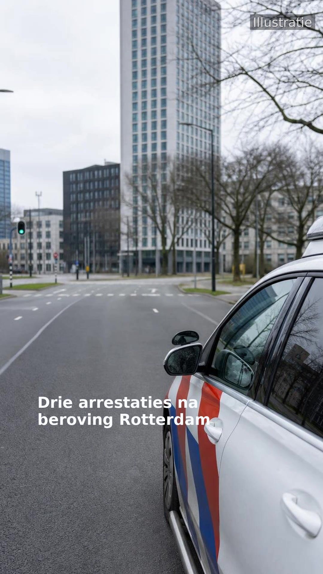 Drie arrestaties na beroving Rotterdam
