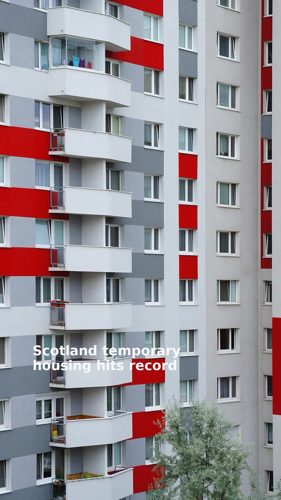 Scotland temporary housing hits record