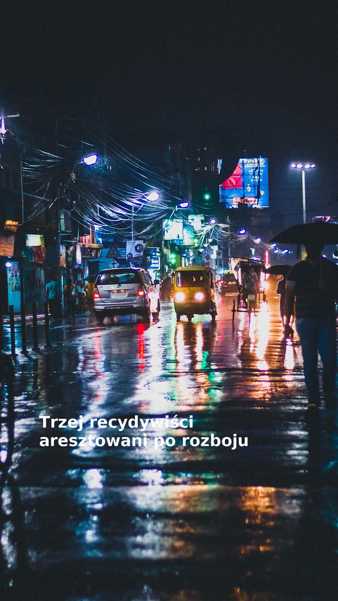 Trzej recydywiści aresztowani po rozboju