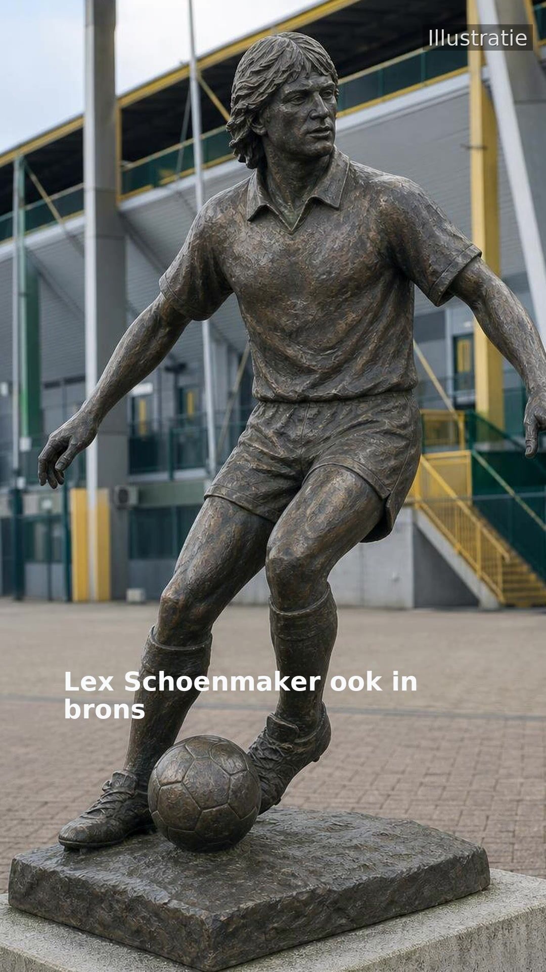 Lex Schoenmaker ook in brons