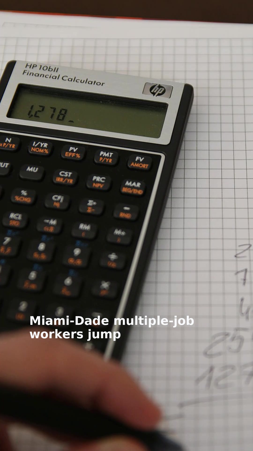 Miami-Dade multiple-job workers jump