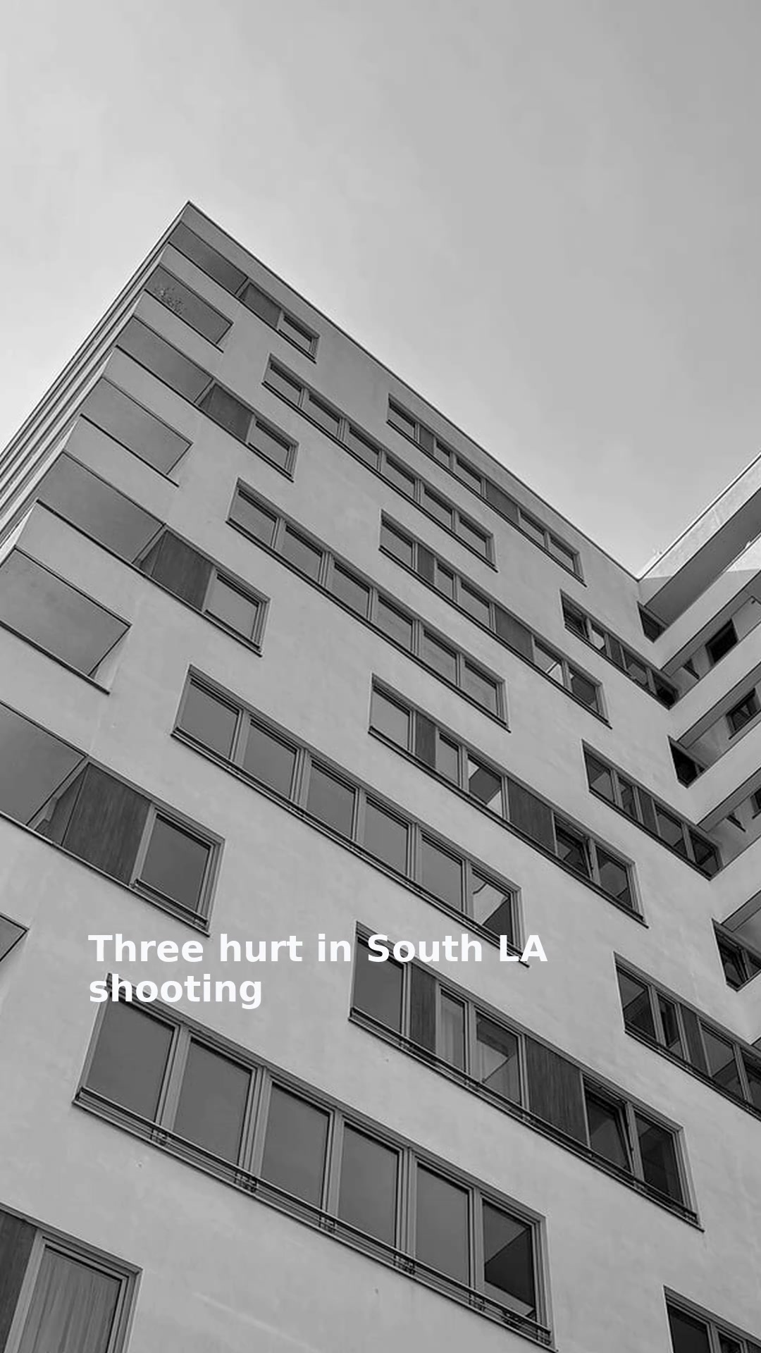 Three hurt in South LA shooting