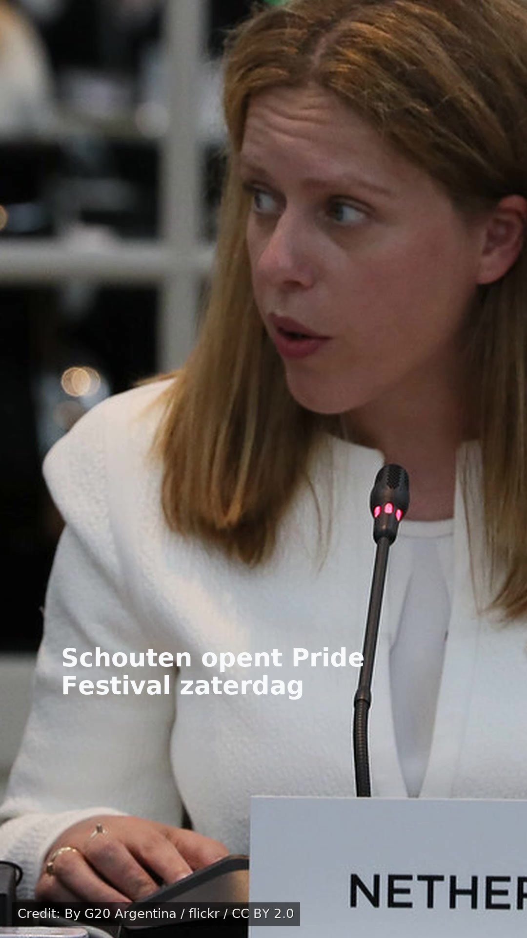 Schouten opent Pride Festival zaterdag