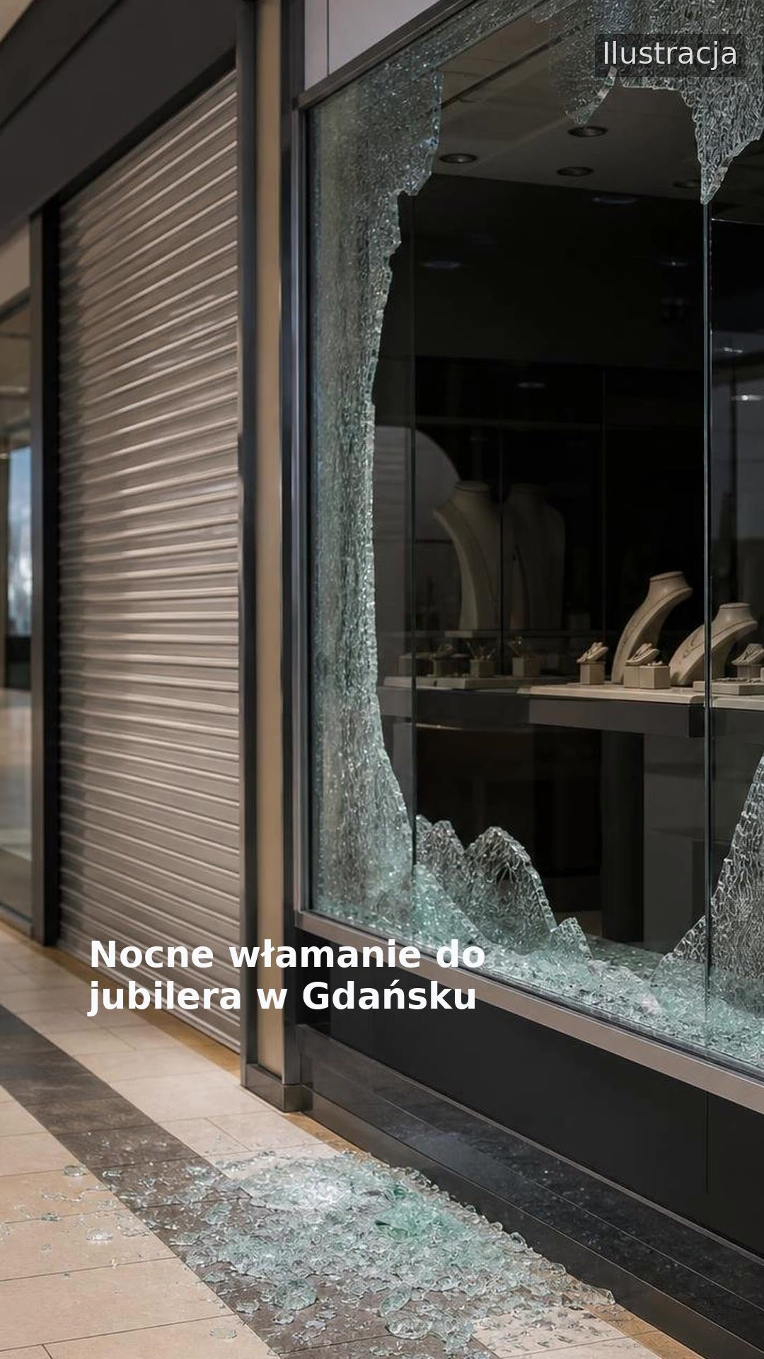 Nocne włamanie do jubilera w Gdańsku