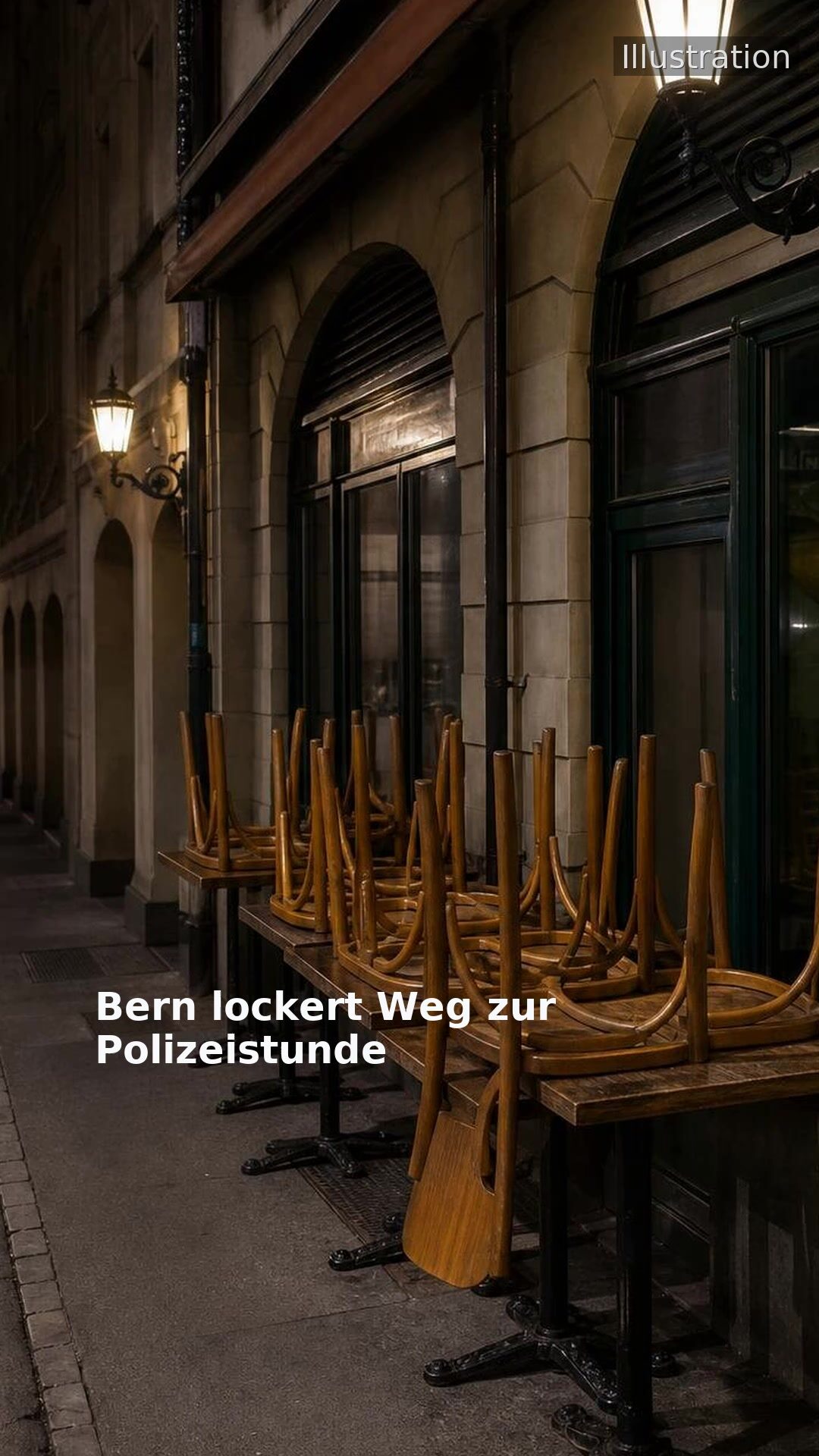 Bern lockert Weg zur Polizeistunde