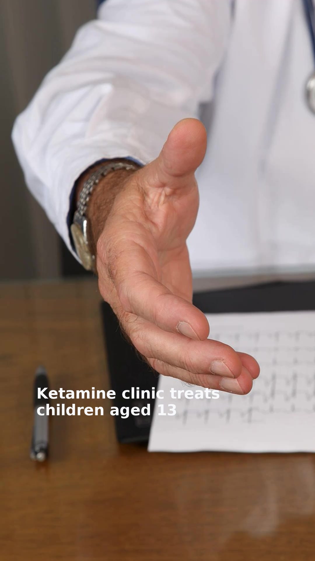 Ketamine clinic treats children aged 13