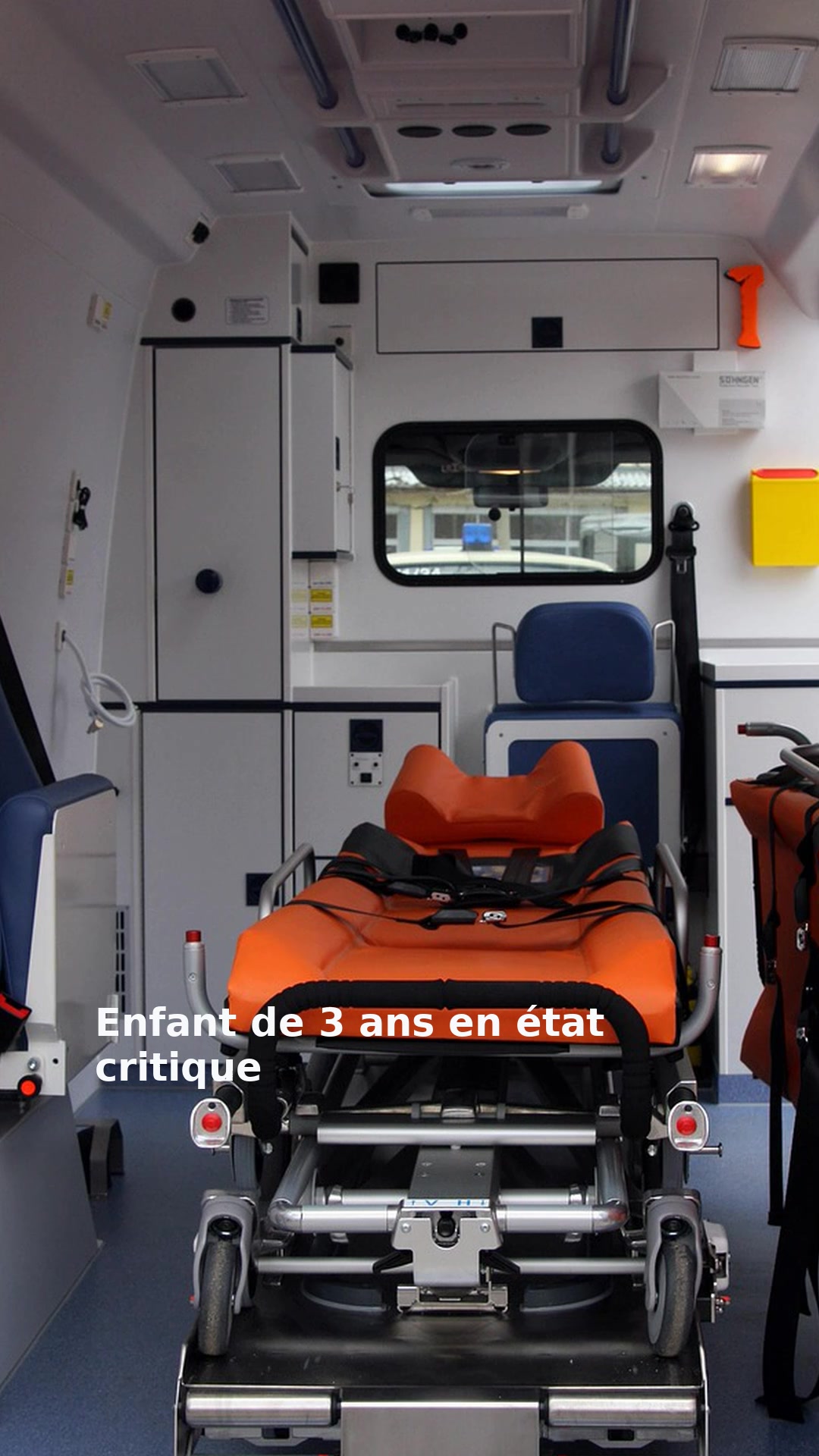 Enfant de 3 ans en état critique