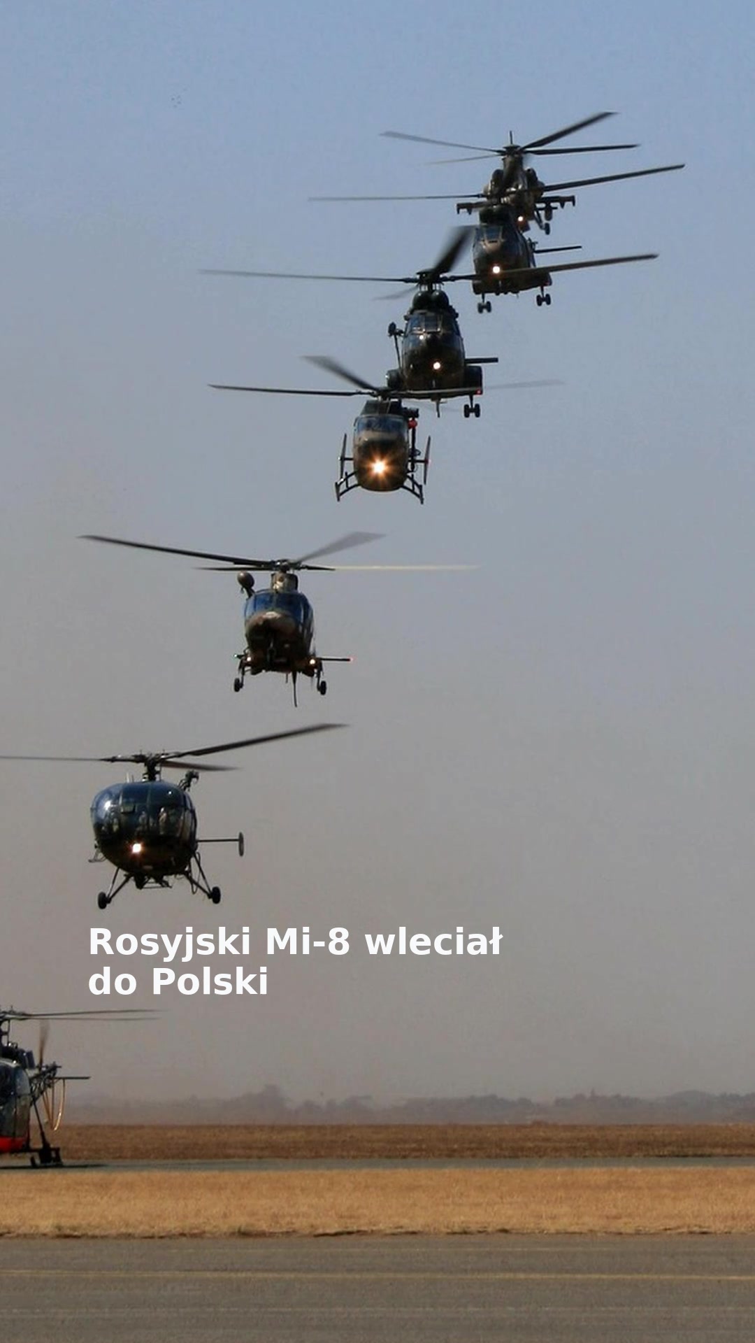 Rosyjski Mi-8 wleciał do Polski