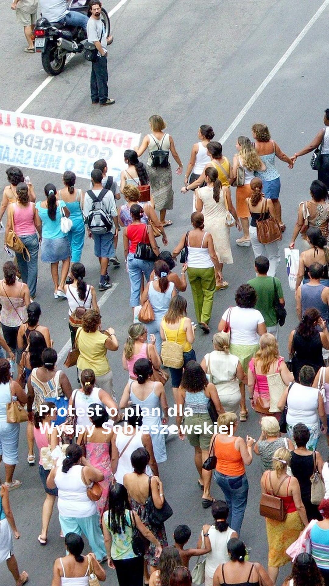 Protest o plan dla Wyspy Sobieszewskiej