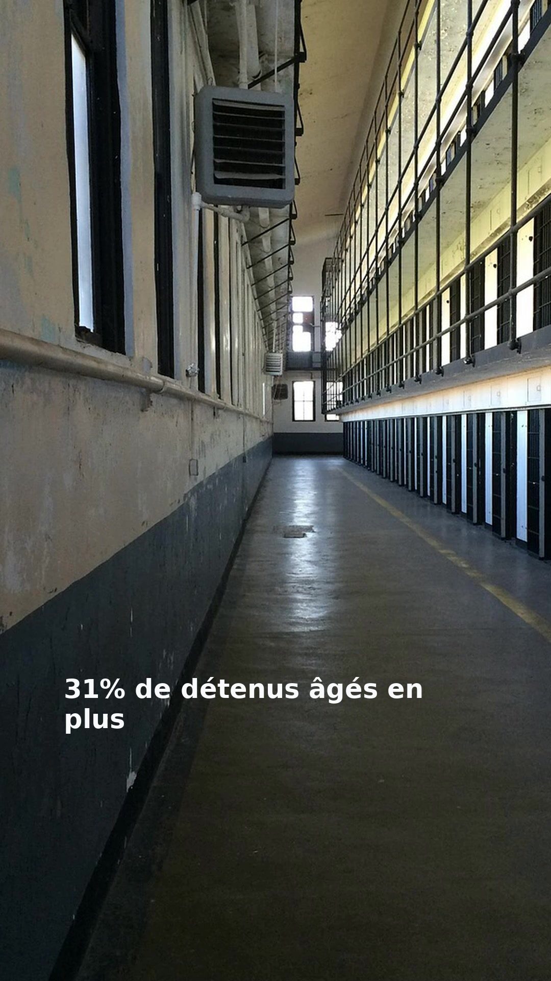 31% de détenus âgés en plus