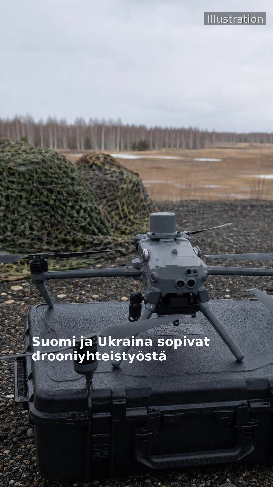 Suomi ja Ukraina sopivat drooniyhteistyöstä